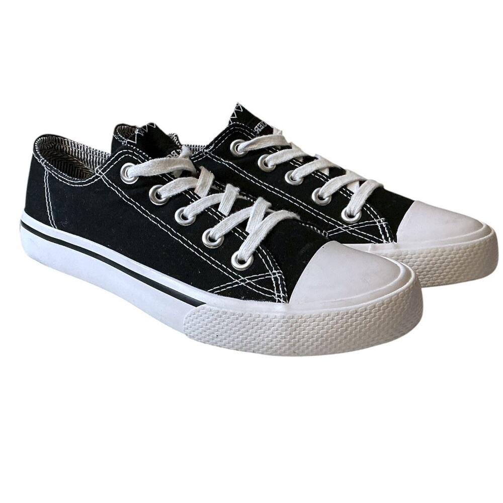 Joe Boxer Women's Black White Stella Casual Sneakers Size 7M